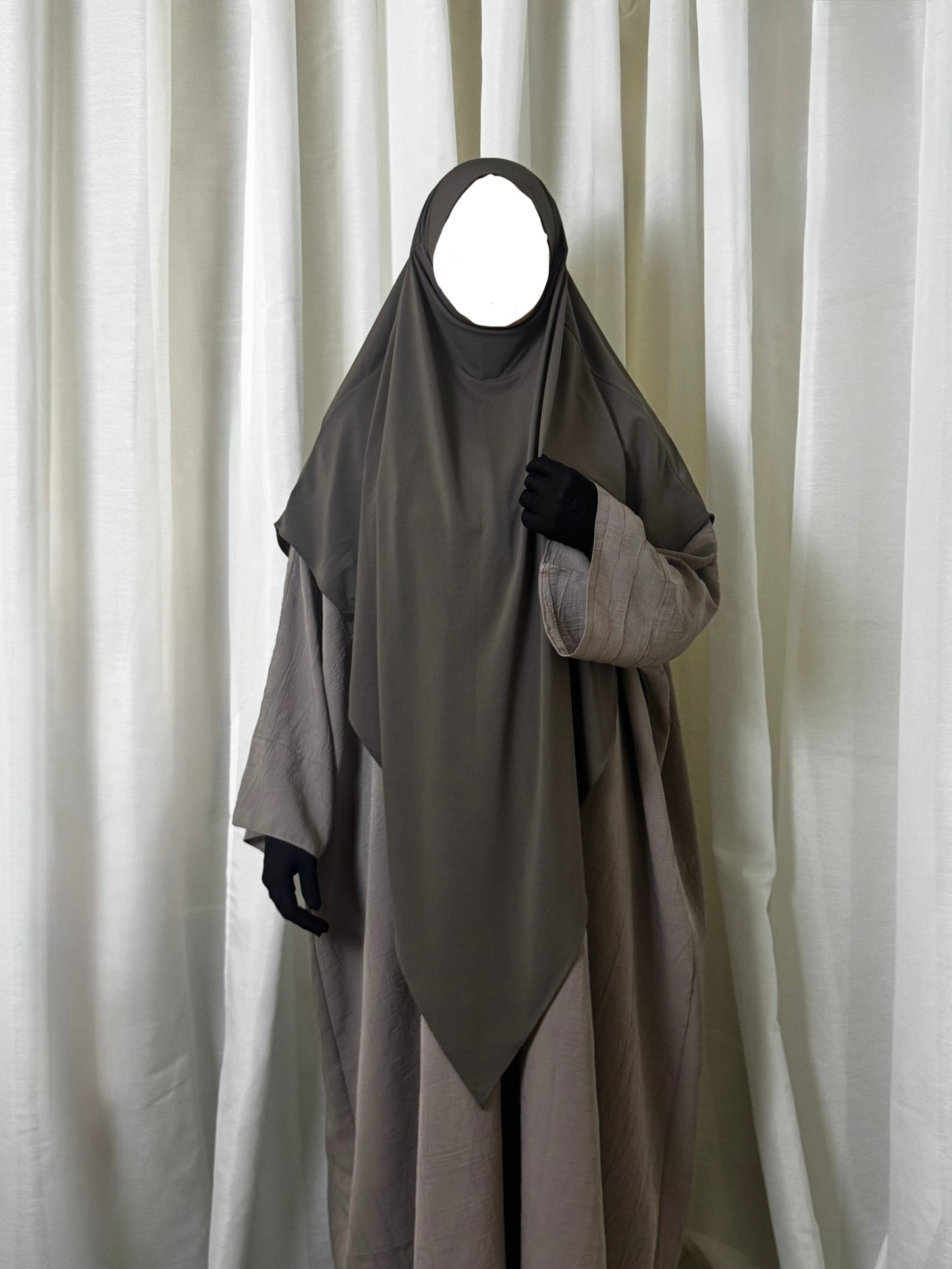 Jersey Khimar - Taupe