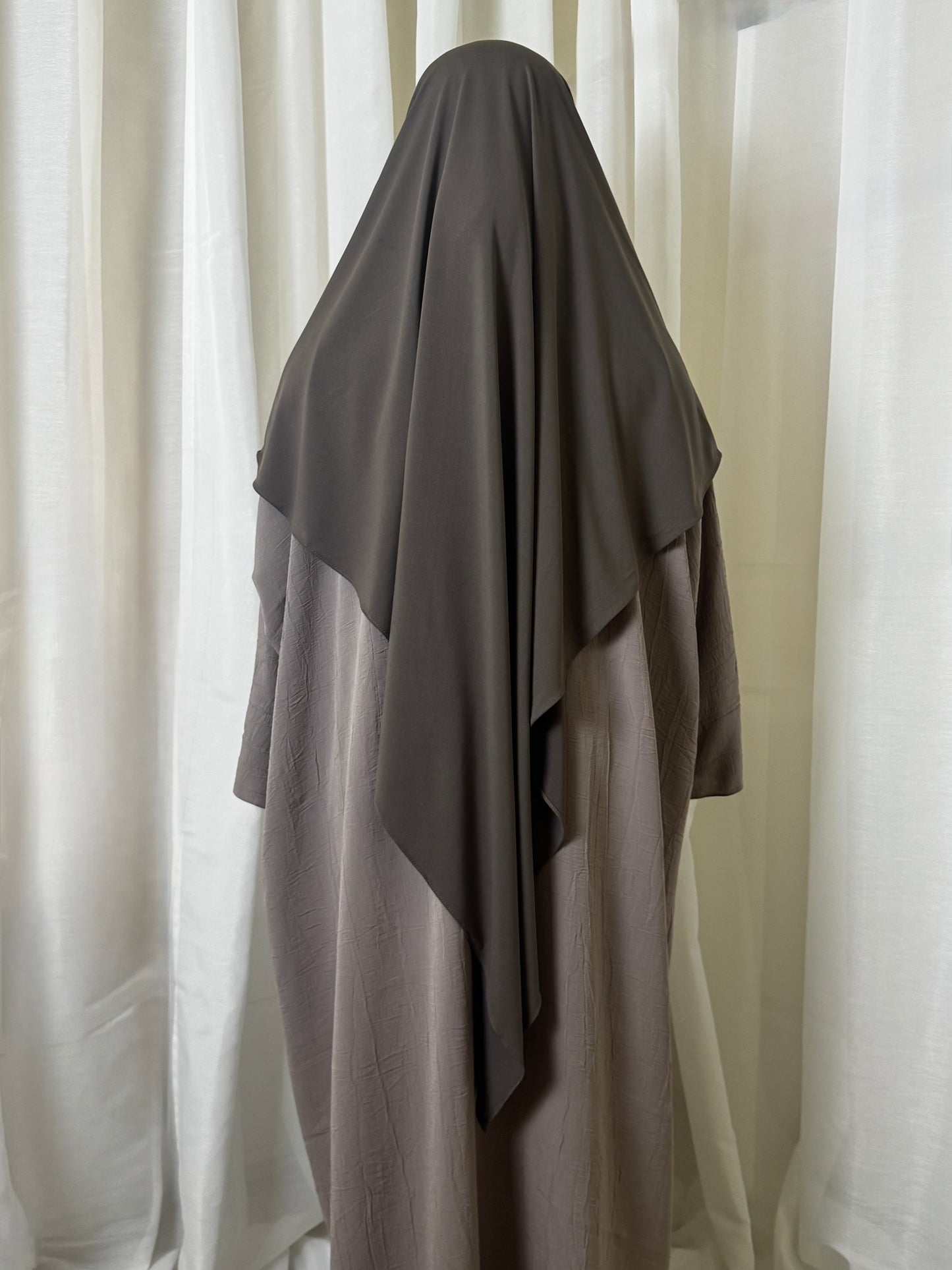 Jersey Khimar - Taupe
