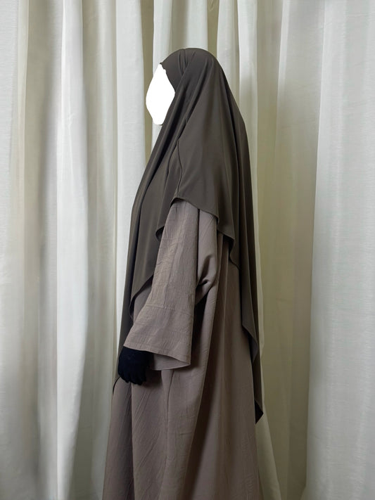 Jersey Khimar - Taupe