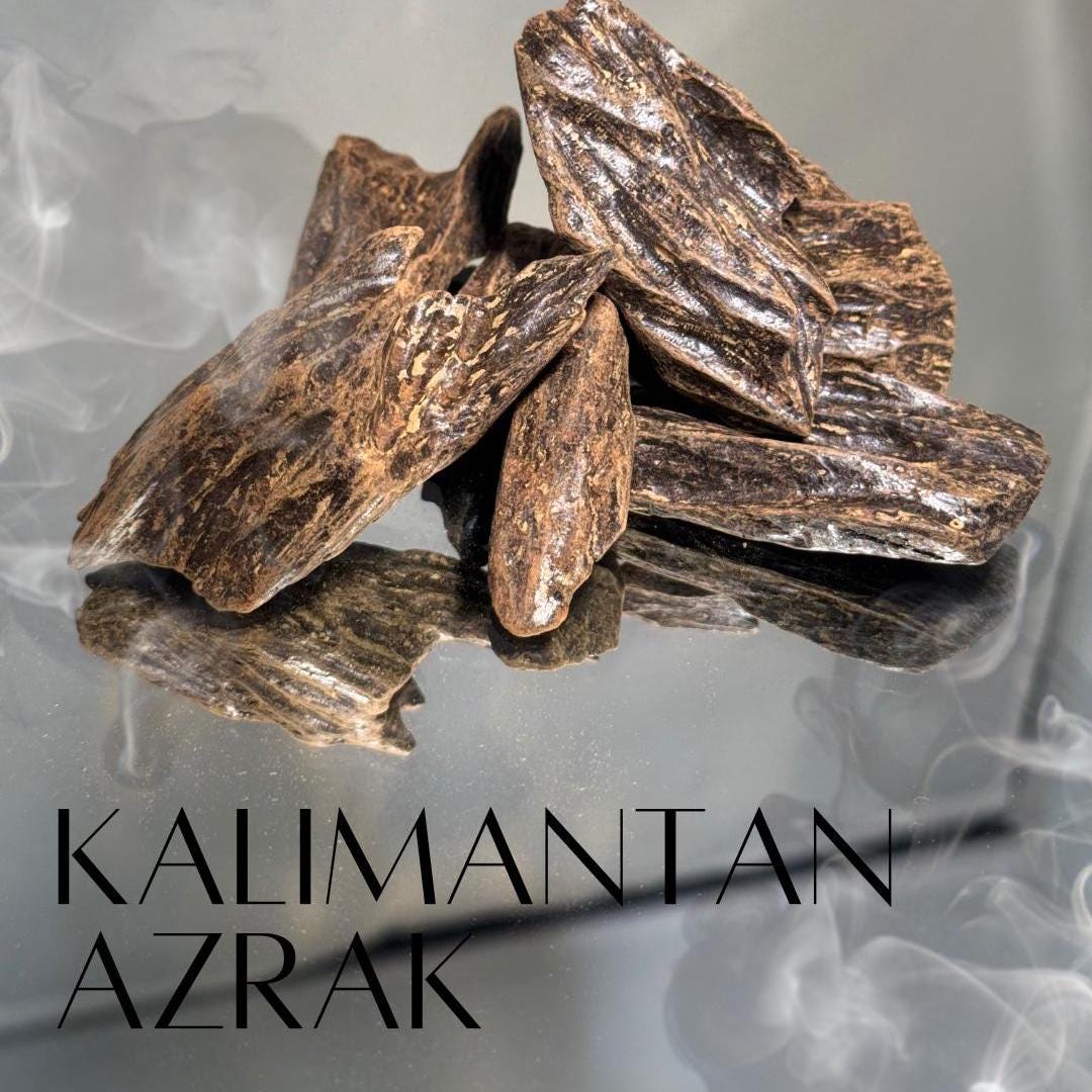kalimantan out azrak, agardwood, imported oud indonesian, bakhoor, incense