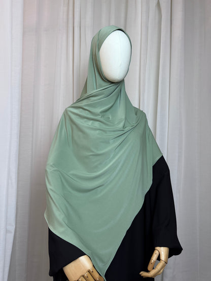 Instant Jersey Wrap Hijab - Sage Green