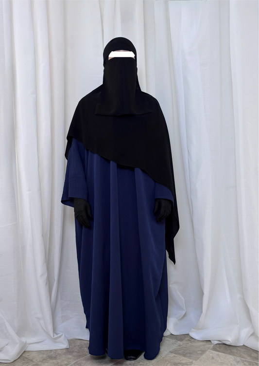 Sunnah-inspired modest abaya crafted from lightweight, textured fabric for everyday comfort and coverage, USA - based