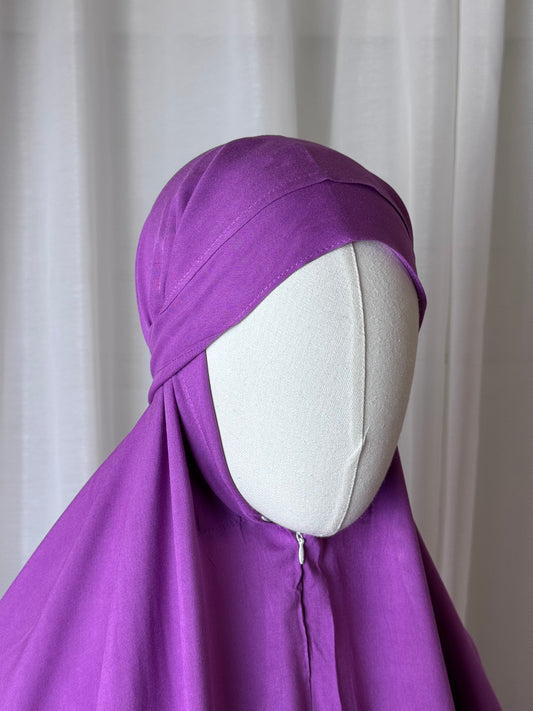 Plain Rayon Prayer Set - Fuschia