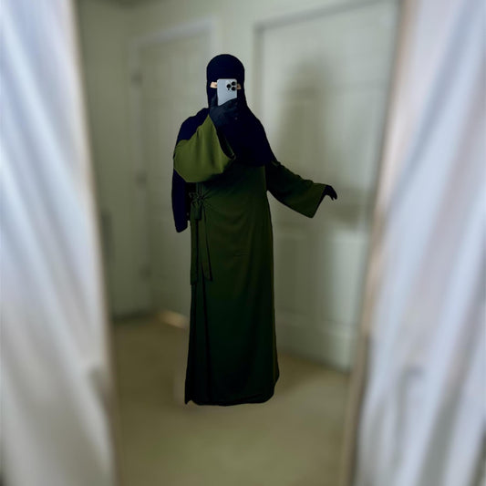 kimono wrap abaya waist tie abaya loose shari sunnah islamic clothes