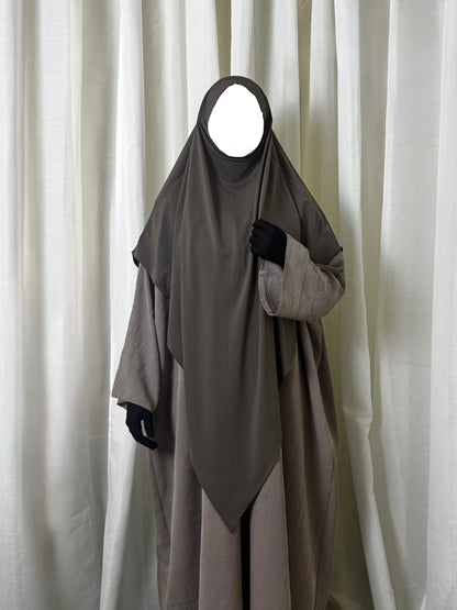 Jersey Khimar - Taupe