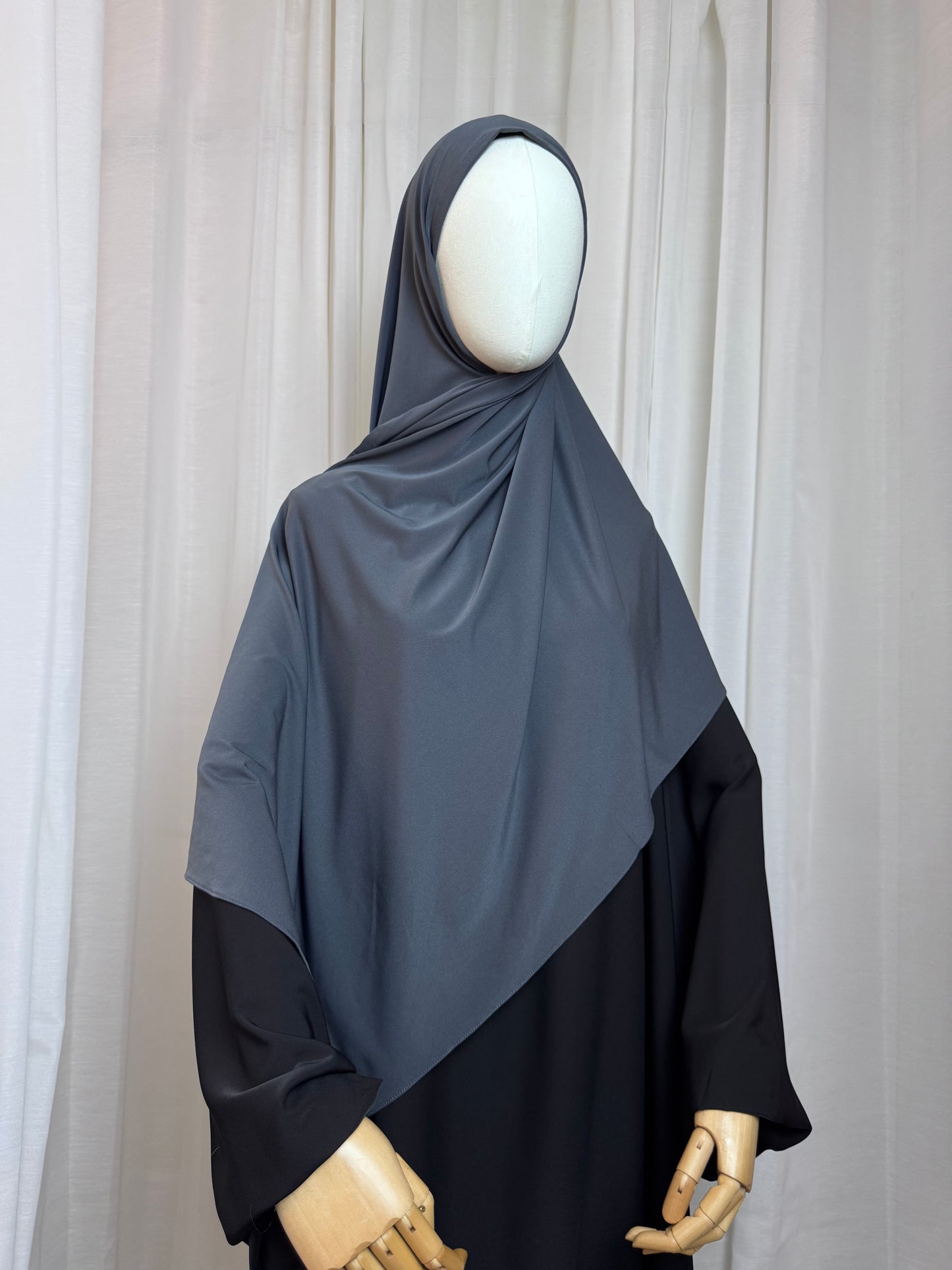 Instant Jersey Wrap Hijab - Dark Gray