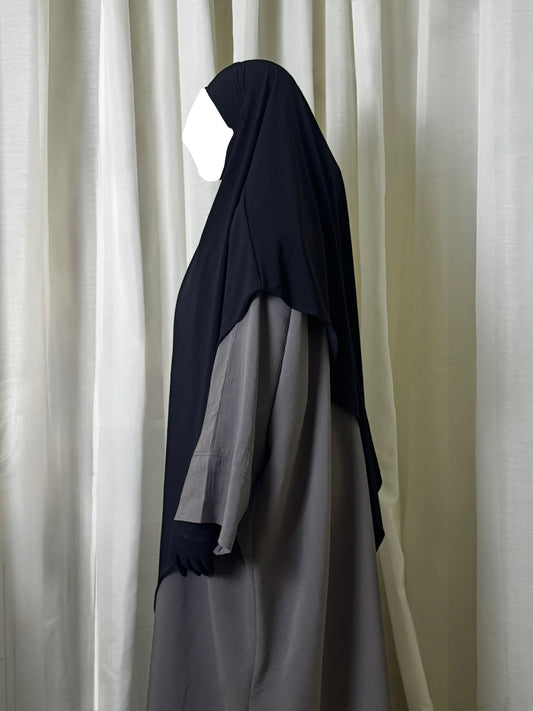 Jersey Khimar - Black