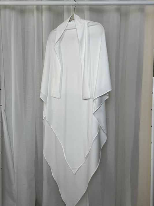 Jersey Khimar - White