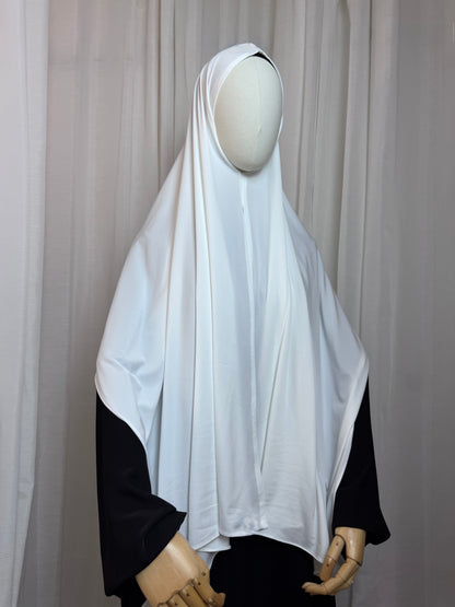 Instant Jersey Wrap Hijab - White