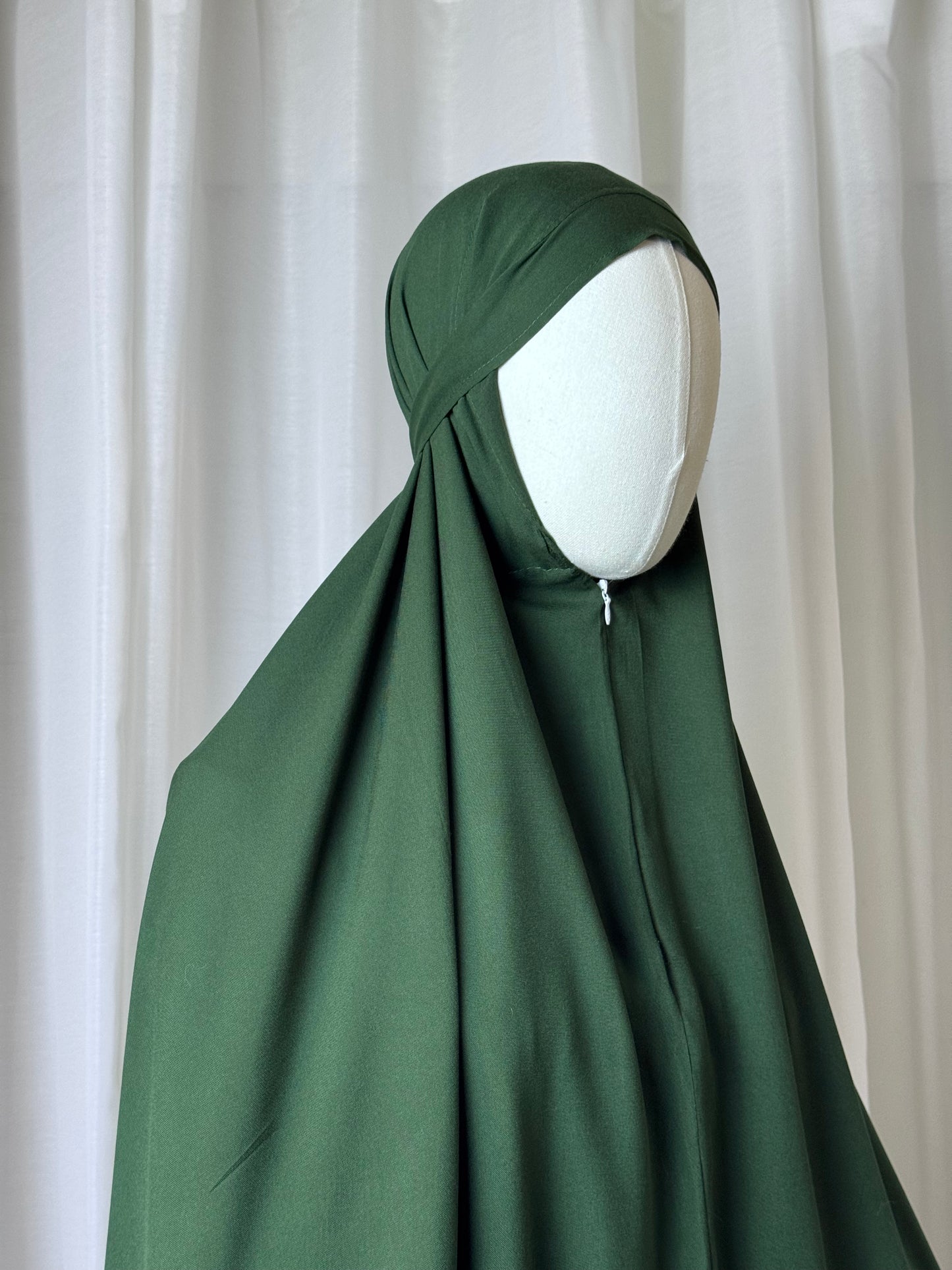 Plain Rayon Prayer Set - Army Green