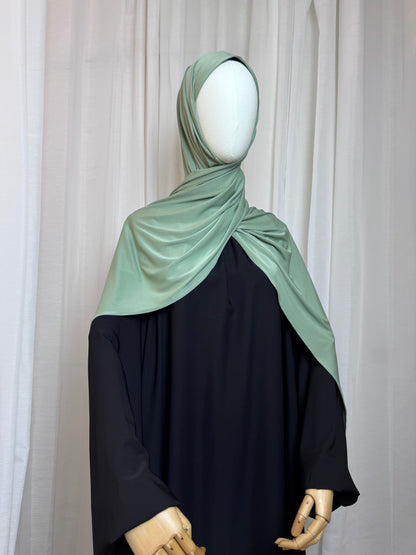 Instant Jersey Wrap Hijab - Sage Green
